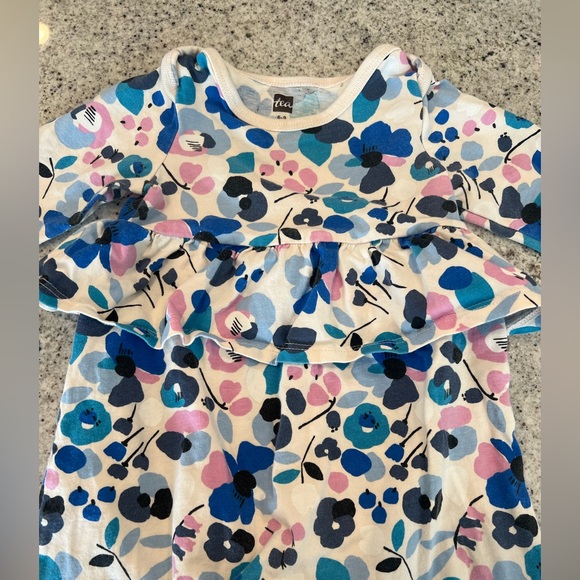 Tea Collection Baby Girl Romper 6-9 Months - Picture 3 of 7